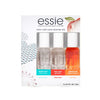 essie Salon-Quality Nail Polish, 8-Free Vegan, Mini Nail Care Essentials Starter Set, Includes Base Coat, Top Coat and Cuticle Oil, 1 Kit