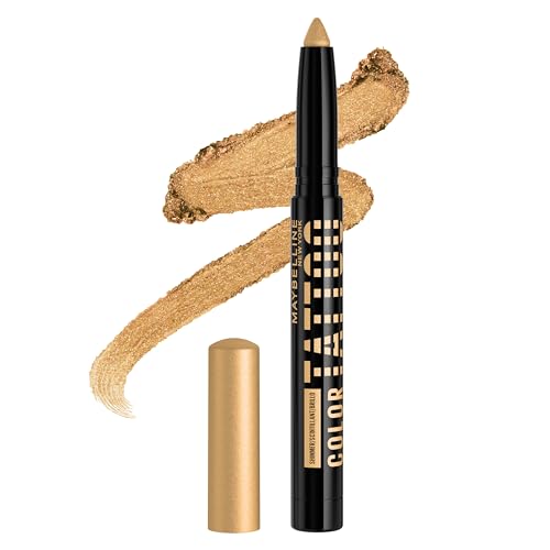 Maybelline Color Tattoo Eyeshadow Stick – I Am Rare (Gold Shimmer) | 24HR Longwear Eye Makeup
