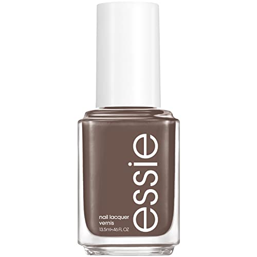 essie Salon-Quality Nail Polish, 8-Free Vegan, Winter 2022, Warm Gray, Sleigh It, 0.46 oz