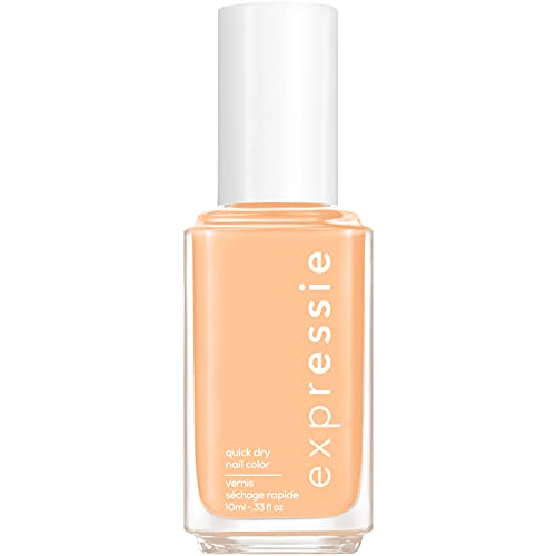 essie expressie Quick Dry Vegan Nail Polish, Bright Yellow with Red and White Undertones, Multi-Player Moves, 0.33 Ounce