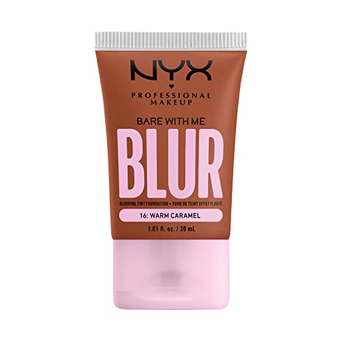 NYX PROFESSIONAL MAKEUP Bare With Me Blur Skin Tint Foundation – Warm Caramel.