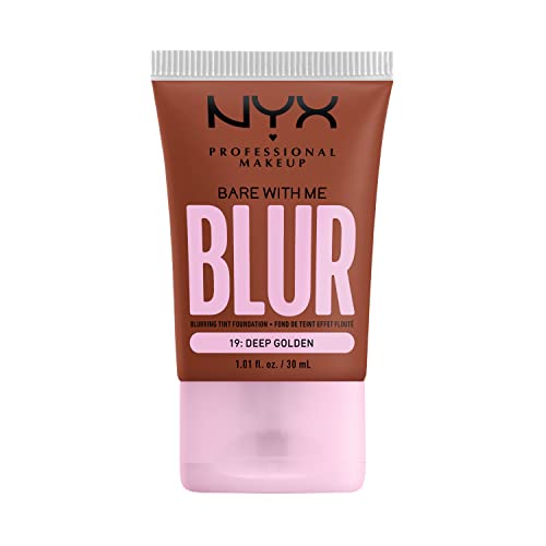 NYX Bare With Me Blur Skin Tint Foundation – Deep Golden (with Matcha, Glycerin & Niacinamide)