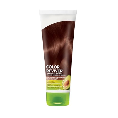 Garnier Nutrisse 5 Minute Nourishing Color Hair Mask – Warm Brown | Deep Conditioning Hair Color for Color-Treated Hair