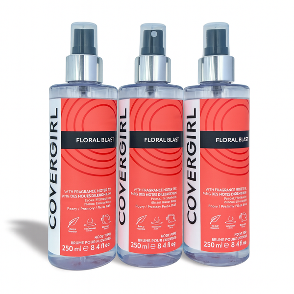 COVERGIRL Floral Blast Body Mist, 8.0 Fl Oz (PACK OF 3)