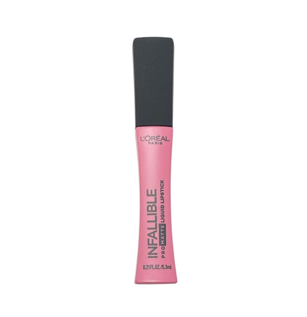 L'Oreal Paris Infallible Pro Matte Les Macarons Liquid Lipstick, Dose of Rose, 0.21 fl oz