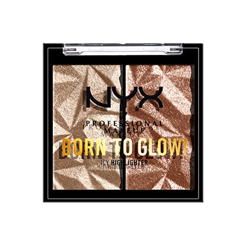 Born To Glow Icy Highlighter Duo – Platinum Status by NYX PROFESSIONAL MAKEUP