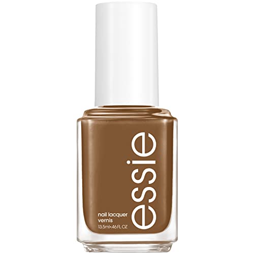 essie Salon-Quality Nail Polish, 8-Free Vegan, Warm Brown, Off The Grid, 0.46 fl oz