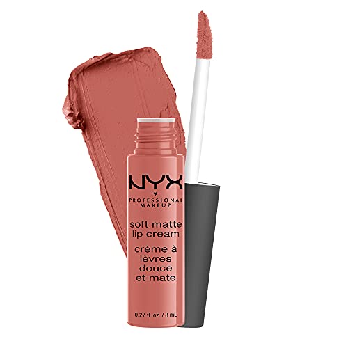 NYX PROFESSIONAL MAKEUP Soft Matte Lip Cream, Lightweight Liquid Lipstick - San Diego (Light Nude With Yellow Undertone)