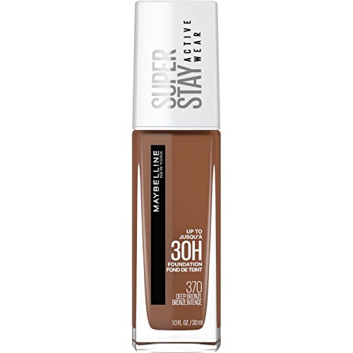 Maybelline Super Stay Full Coverage Liquid Foundation, 30HR Wear – Deep Bronze