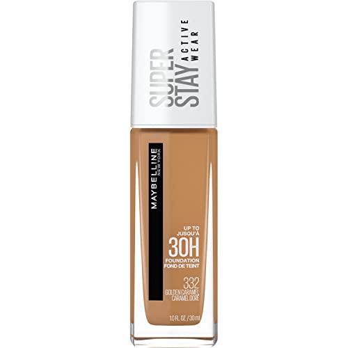Maybelline Super Stay Full Coverage Foundation – Golden Caramel | 30HR Matte Finish, Transfer & Sweat-Resistant