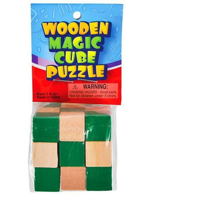 Wooden Magic Cube Puzzle- fun