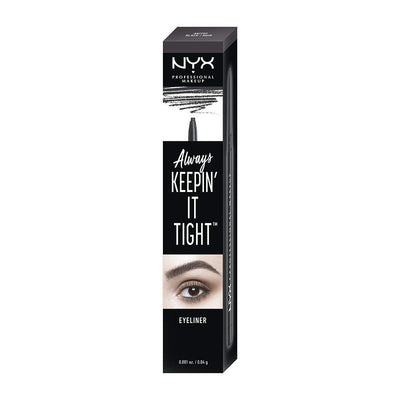 NYX PROFESSIONAL MAKEUP Always Keepin' It Tight Eyeliner Pencil, Black